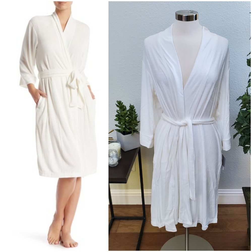 NWT White Terry Robe